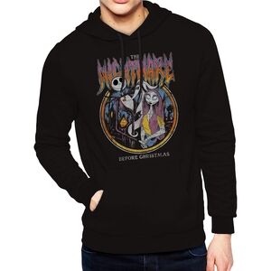 Disney Black Hoodie with Nightmare Graphics